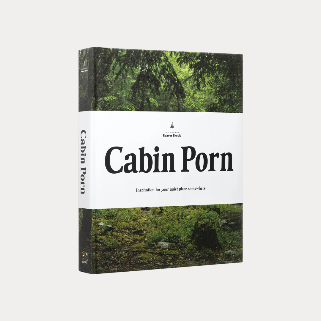 cabin living book featuring simple cabins in nature and quiet retreats