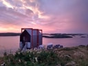 arctic-hideaway-tower-house-sunset